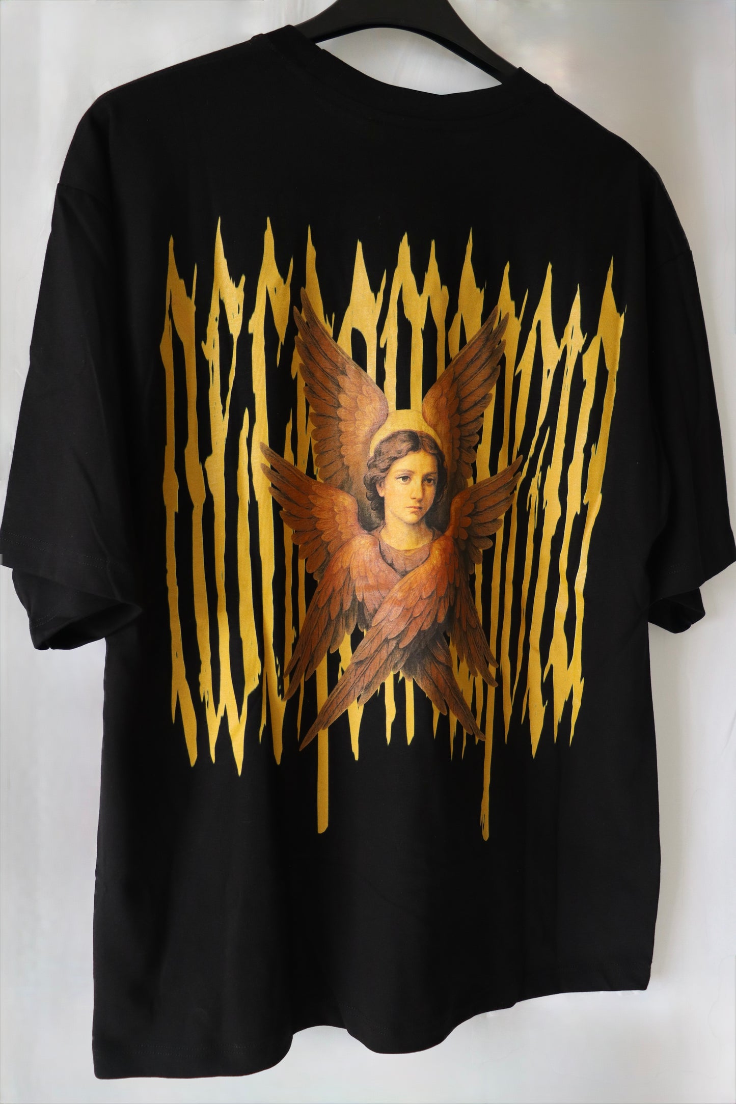 T-shirt oversized "Seraphim" black edition Necromanzia Apparel